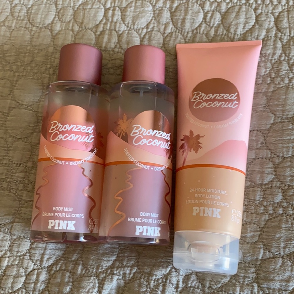 PINK bronzed Coconut bundle